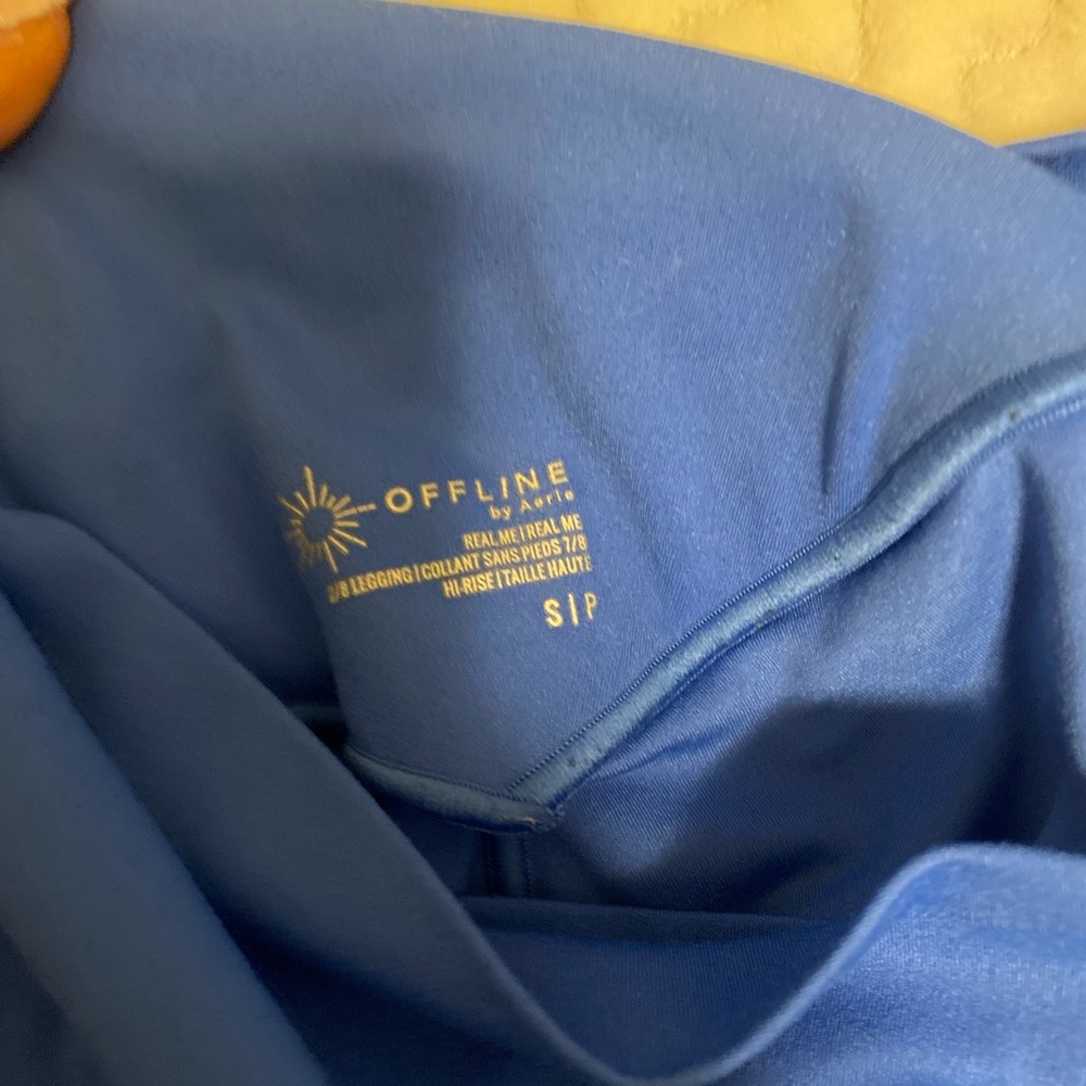 AERIE blue leggings size small